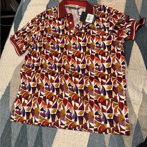 Bugatchi Abstract Polo Shirt